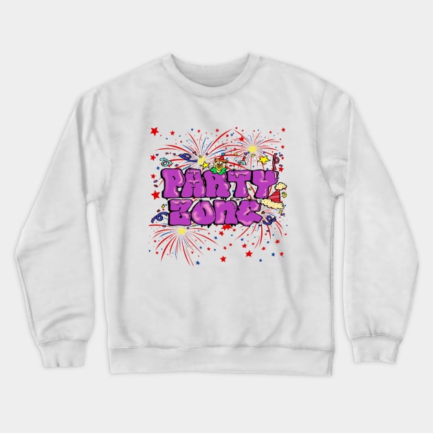 party zone Crewneck Sweatshirt by VeryOK